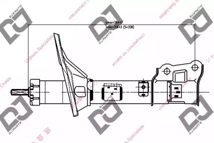 Амортизатор DJ PARTS DS1285GS